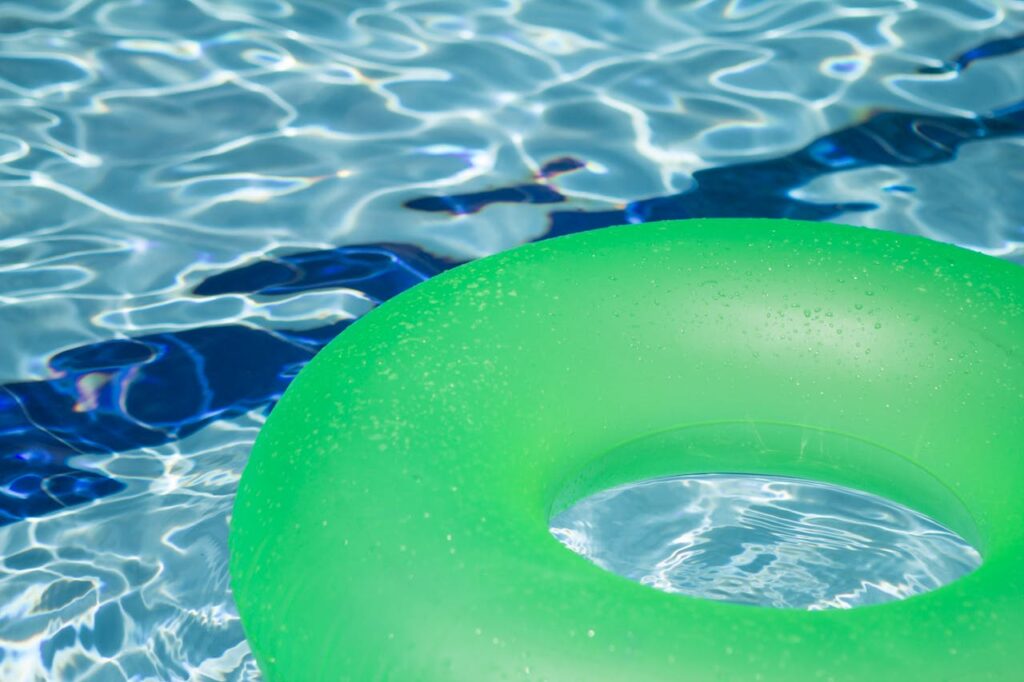 Green Inflatable Floatie