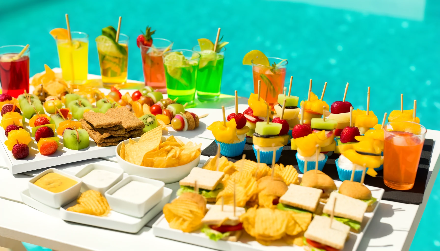 poolside snacks